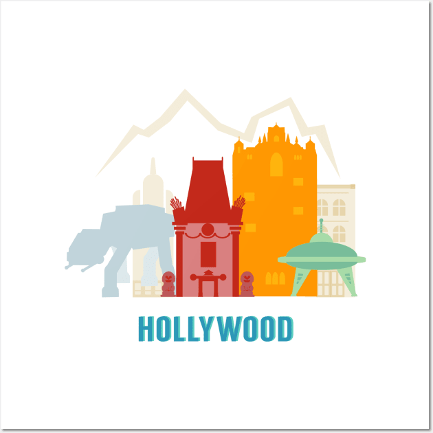 Hollywood Wall Art by TeawithAlice